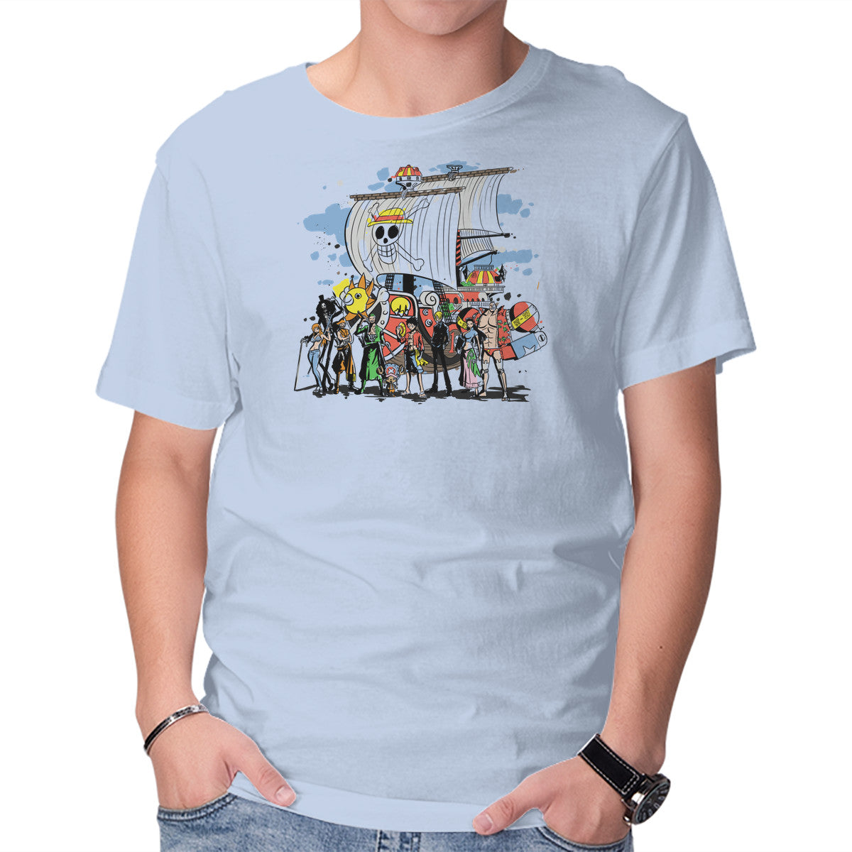 Unisex Crew Neck T-Shirt Straw Crew Graphic Short Sleeve Casual Tee M