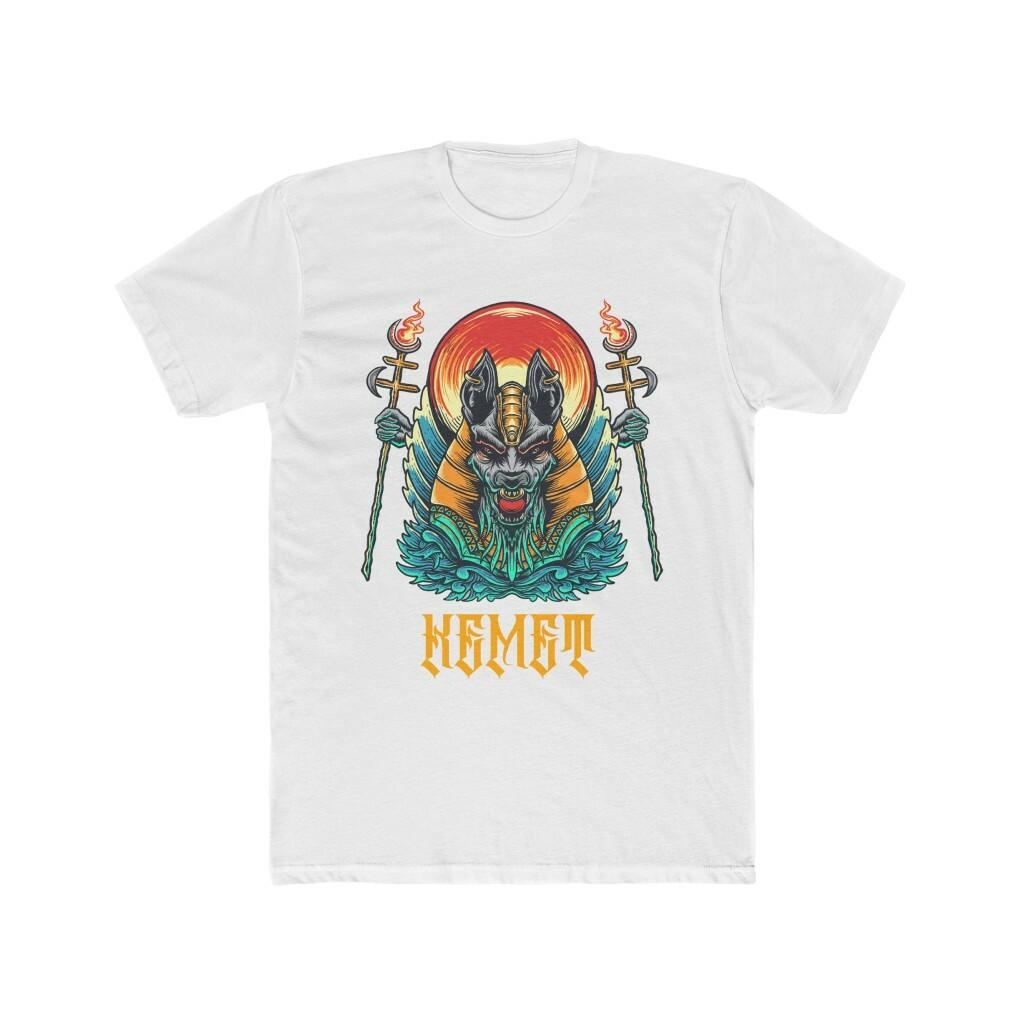 Anubis Ancient Egytian God Kemet Underworld Men s Cotton Crew Tee S разноцветный