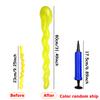 100 stuks 80 cm Lange Spiraalballon met Mini Pomp Verjaardagsfeest Kamer Decoratie Props Kleur Artistieke Ballon Achtergrond Decor