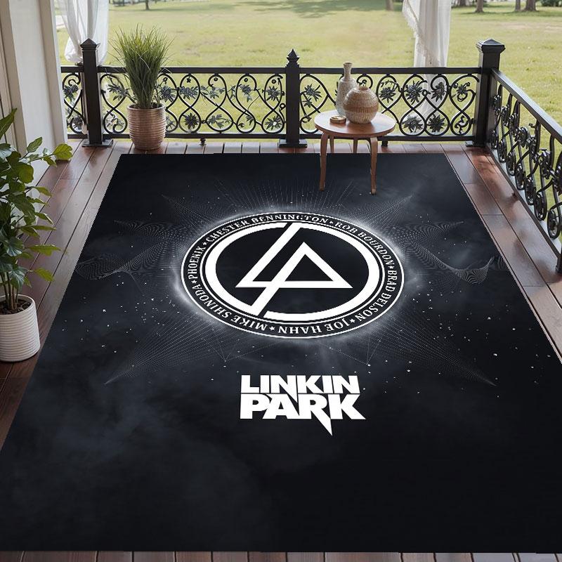 Soft Floor Carpet Linkin Park Pattern Area Rug Decorative Mat For Home Room Decoration