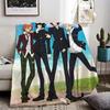 Klassische Comics Bungo Stray Dogs Wurfdecke Leicht 240g Flanelldecke Weich Hautfreundlich für Sommerkühlung