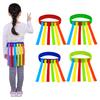 Kids Outdoor Interactive Catching Tail Toy Belt Kindergarten Teamwork Physical Play Funny Activity Game Toys For Children