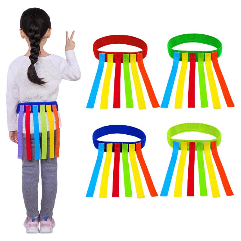 Fashnics Unisex Kids Kids Outdoor Interactive Catching Tail Toy Belt Kindergarten Teamwork Physical Play Funny Activity Game Toys For Children