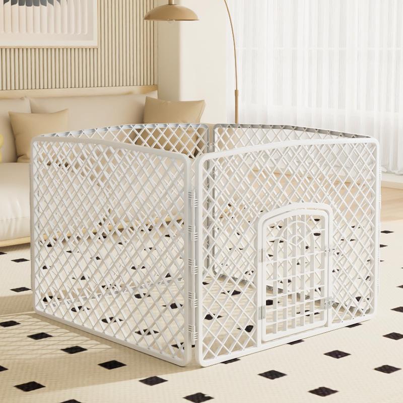 Indoor Plastic Pet Fence for Dogs - Home Ground & Cage