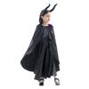 Halloween Maleficent Black Magic Cape Costume for Girls - Parent-Child Style
