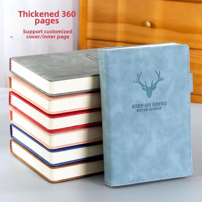 Individuelles A5-Notizbuch mit Logo und Muster – Dickes Tagebuch-Business-Notizblock