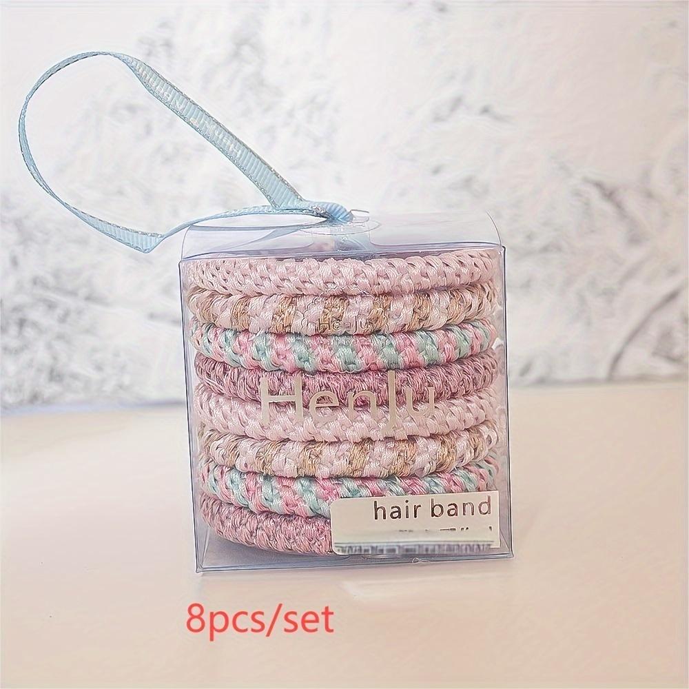 Henji Elegant Bohemian Hair Ties Set, Premium Casual Style, High Elasticity Durable Hair Bands for Ponytails