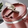 WORTHBUY Insulated Cup 304 Stainless Steel Double Layer Coffee Cup With Handle Portable Leak-proof Thermal Water Cup For Student