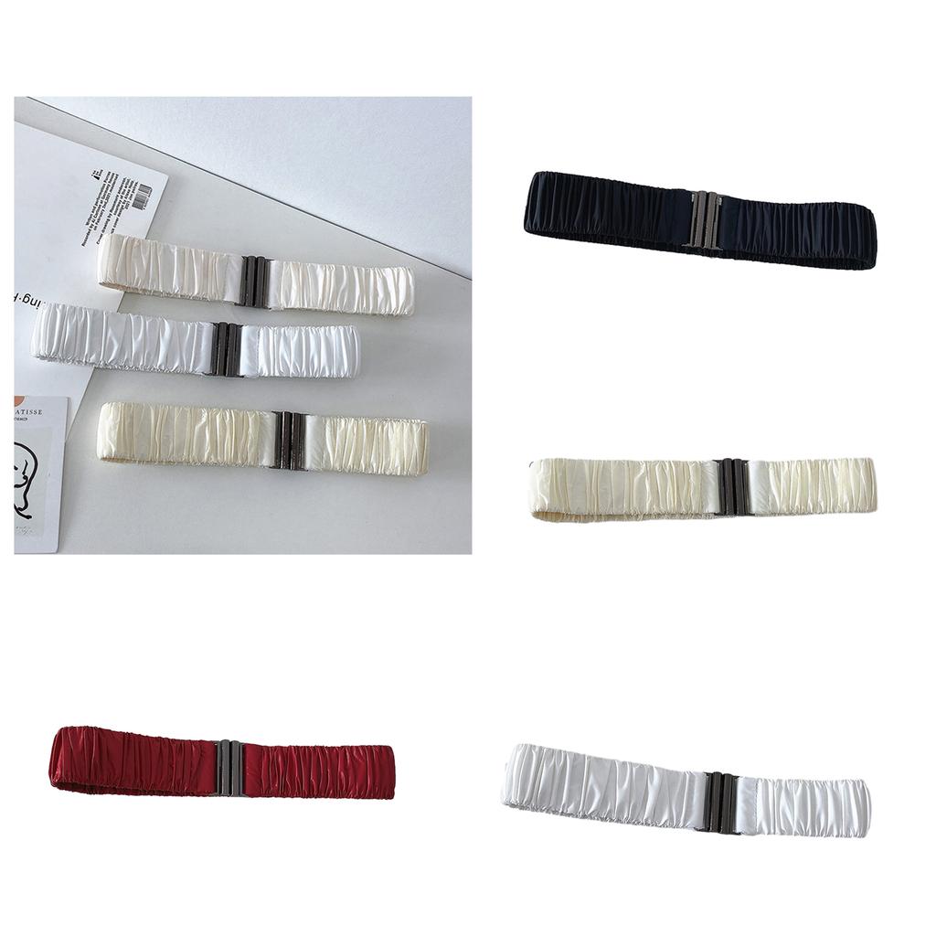 Fashion Corset Belt Wide Waist Belt Decorative Waist Cincher Elastic Waspie Belt Waist Shaping Belt for Down Jacket