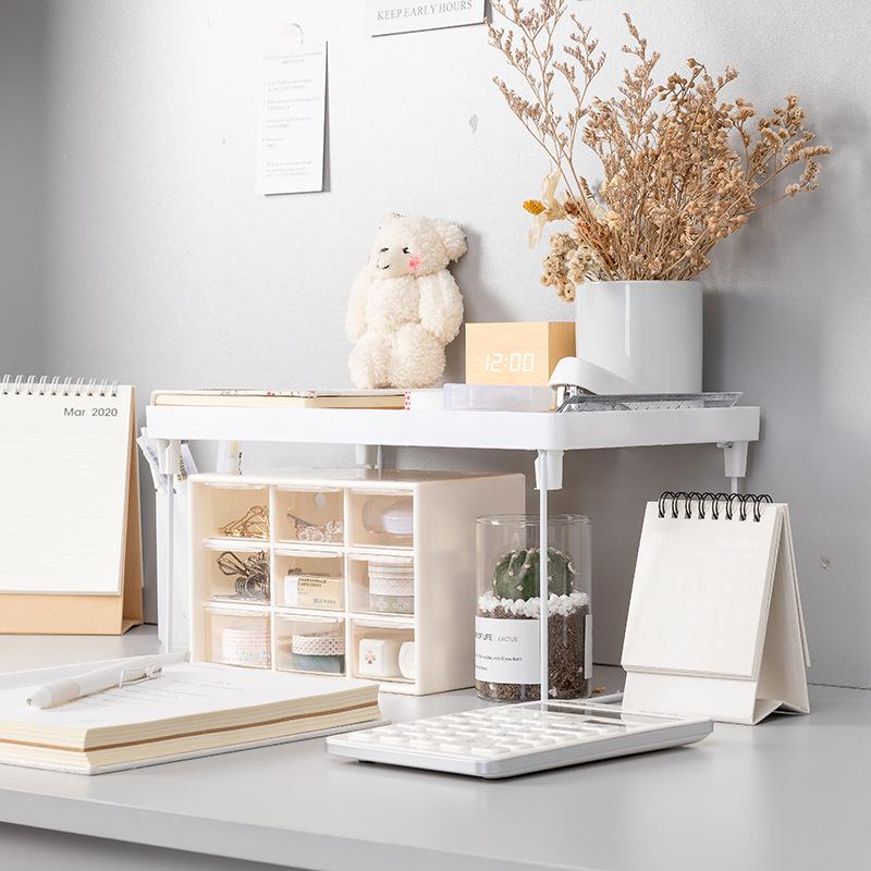 Dorm Countertop Tiered Wrought Iron Storage Rack - Single-Tier Shelf Divider