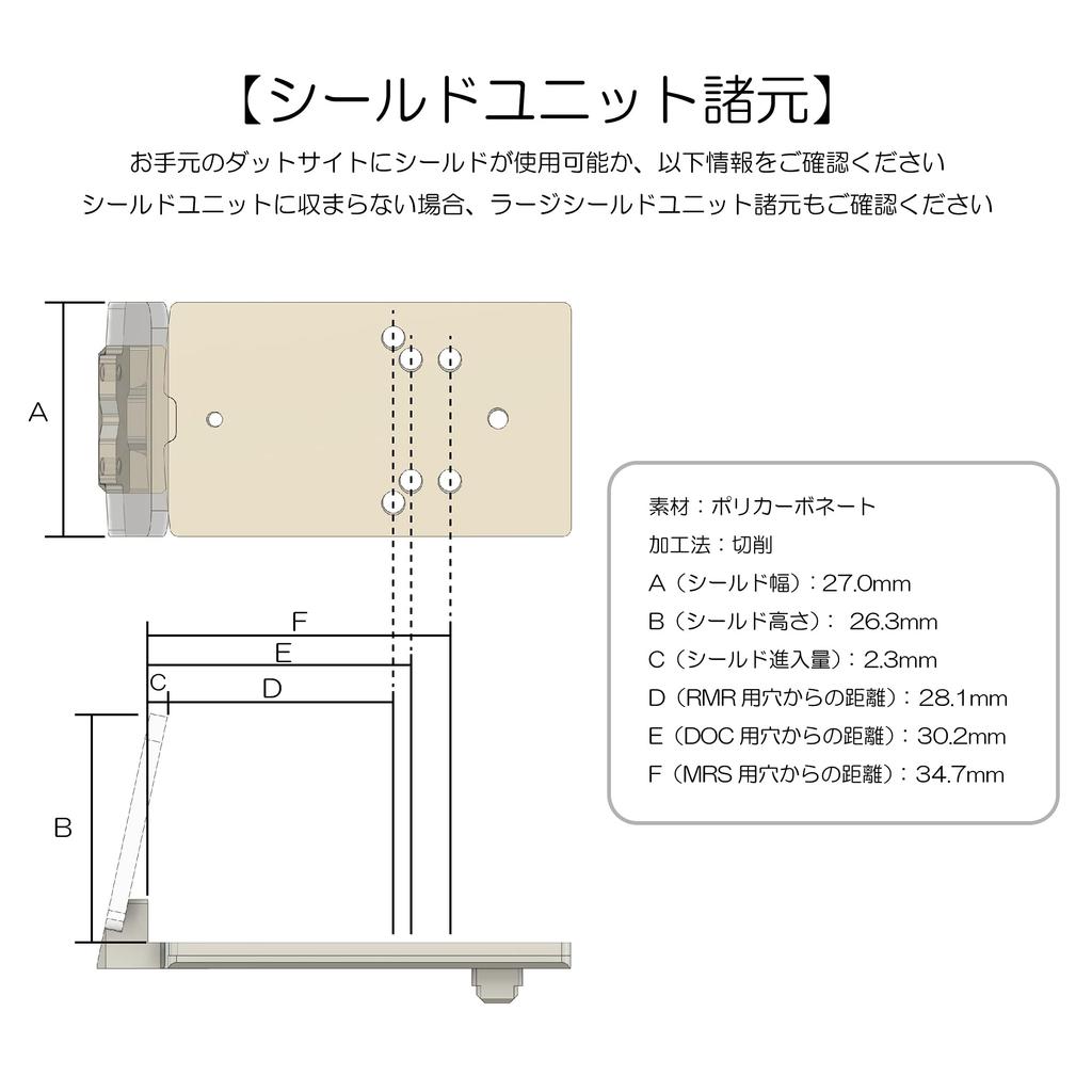 [DCI Guns] Shield Unit for Metal Multi-mount Compatible Shield Unit