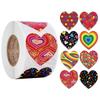 100-500 Pezzi Cuore di Alta Qualità Forma di Cuore di Alta Qualità Adesivi di Alta Qualità Sigillo di Alta Qualità Etichette di Alta Qualità Adesivi di Alta Qualità
