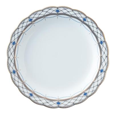 NARUMI Prima Donna Pasta Made In Elegant Curry Deep Gift Plate, 25cm, Gold, Japan, Stylish, Gorgeous, Rimmed, Plate, Plate, Boxed, 52476-1021