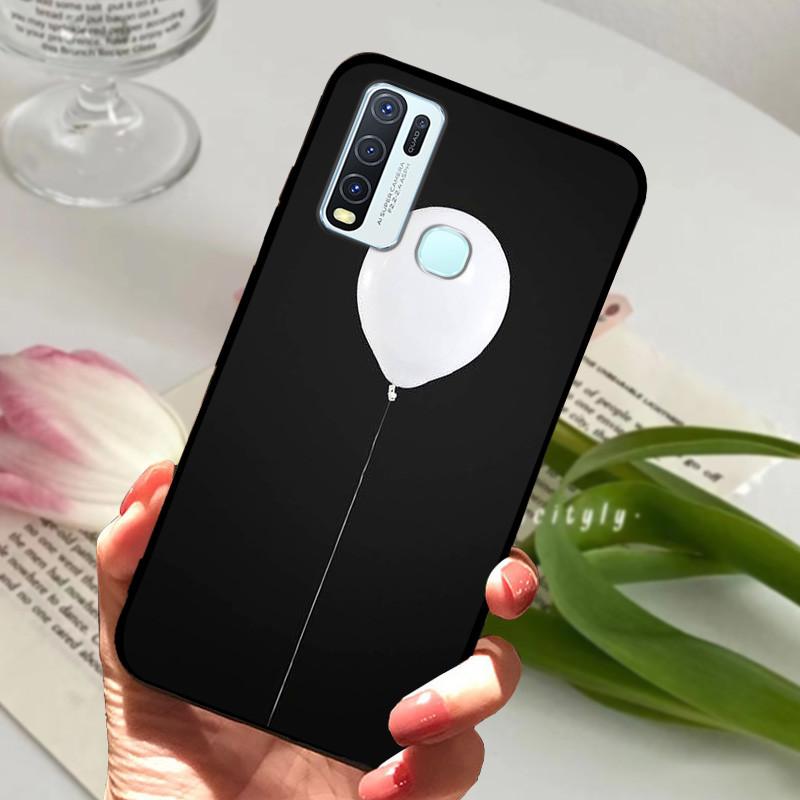 Pro Vivo Y30 1938 Y50 1935 Pouzdro zvířecí Silikonové Měkké TPU Zadní kryty Pro Vivo Y 30 50 Y30 2020 Pouzdro Ochranné Kreslené Funda