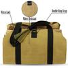 Storage Pack Canvas Bag Waterproof Wear Resistant Dirt-proof Portable Firewood Log Carrier Heavy Outdoor Rectangle