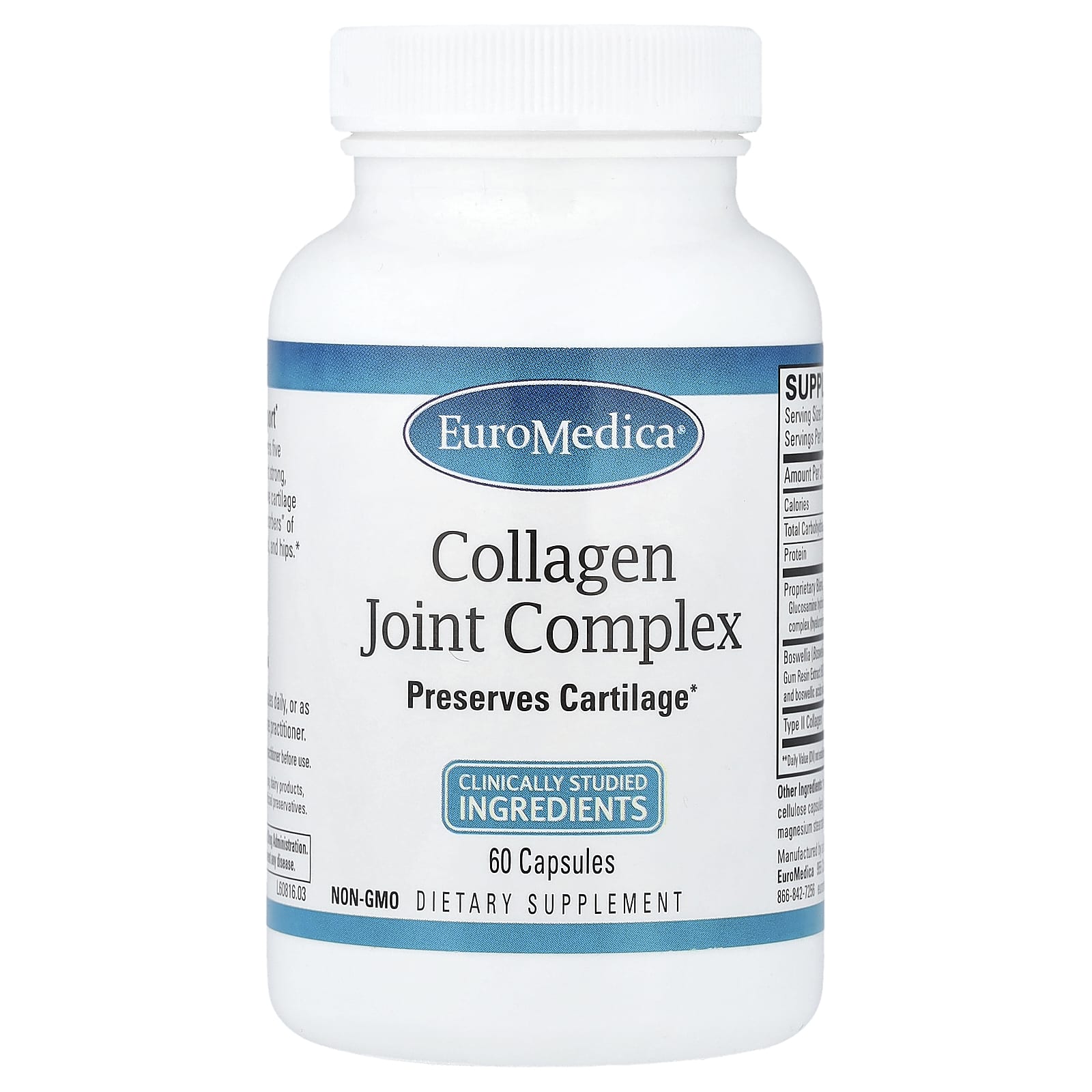 

EuroMedica, Collagen Joint Complex, 60 Capsules