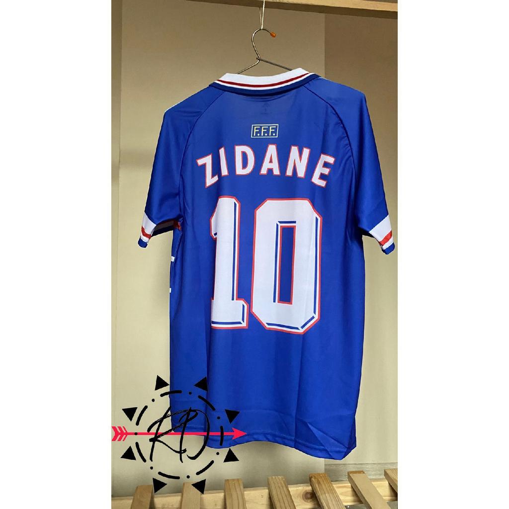 Zinedine Zidane 98 World Cup France Retro Jersey