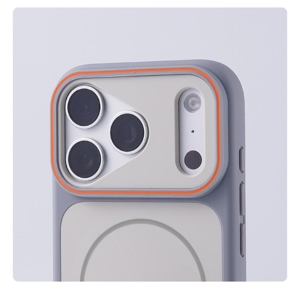 iPhone 17 Pro Max Dual-Color Magnetic Skin-Feel Case: Anti-Drop Protective & Personalized