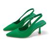 2026 Sexy Damen High Heels Luxus Spitz zulaufend Damen Pumps Mode Flache Sandalen Stiletto-Absätze Damen Party Hochzeits Schuhe