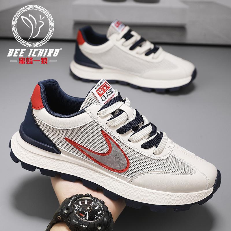 Hollow men's shoes summer light breathable casual sports shoes versatile mesh running tide shoes