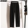 DIMANAF 2024 Spring Summer Plus Size Women New Long Pants Trousers Casual Loose Solid Harem Pants Wide Leg Pants Fashion Lady