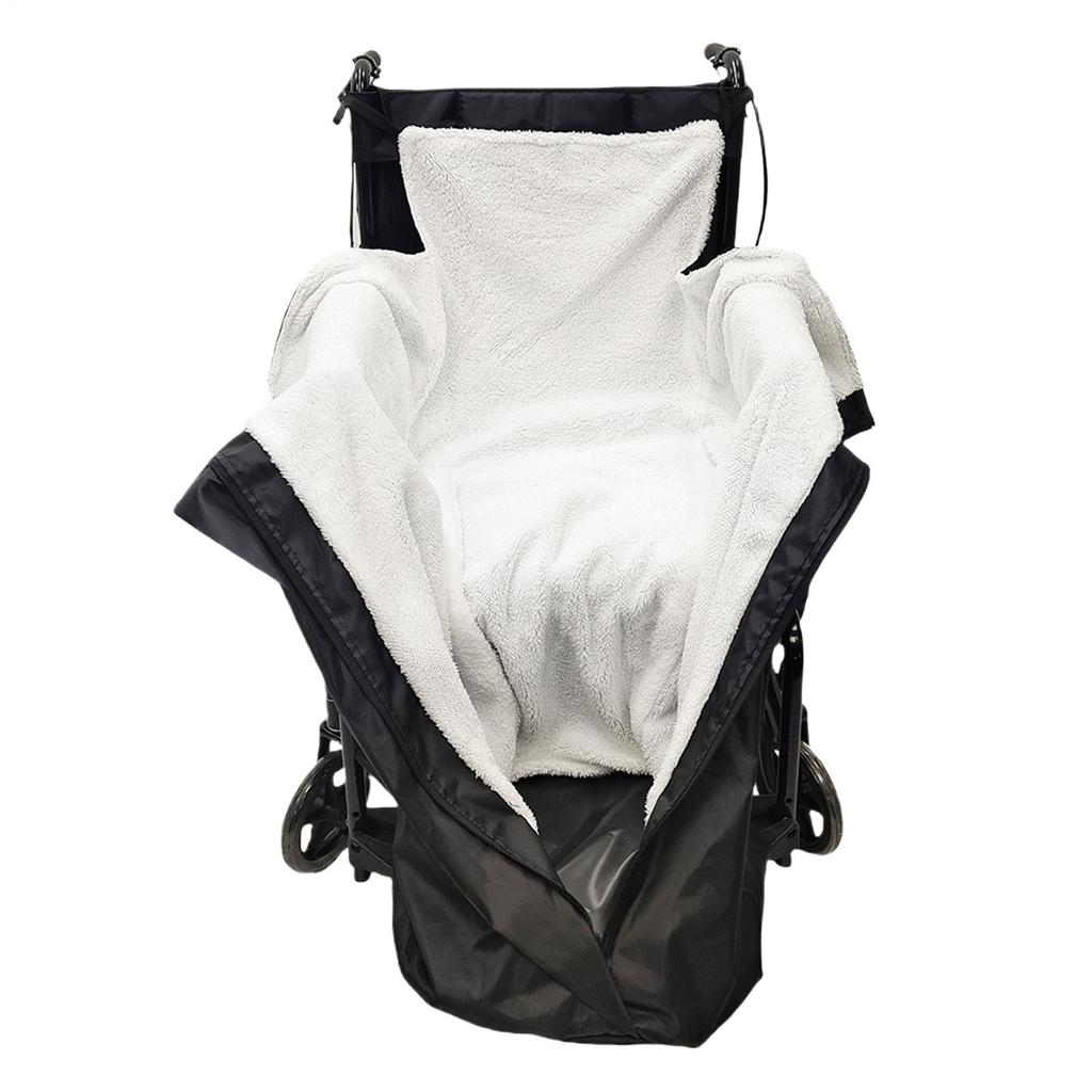 Lap Blankets For Elderly Wheelchair Windproof Waterproof Foot Leg Recliner Cover Wheelchair Fleece Blanket For Women Men Senior