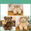 Peluche Oso de Peluche para Regalo del Día de San Valentín Niña Niño Niños Material de Felpa Corta Suave