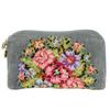 Used Pouch Pile Gray Multicolor Floral