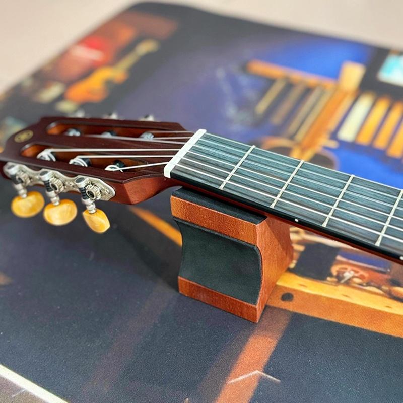 Houten Gitaar Neksteun Kussen 2 Gebruikshoogtes Luthier Gereedschap Voor Elektrische Akoestische Gitaar Ukulele Bas Mandoline