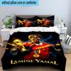 Set Biancheria da Letto 3 Pezzi Football Spirit Ya-mal, Include 1 Copripiumino e 2 Federe Perfetto per Camera da Letto, Dormitorio, Regalo di Natale per Fan