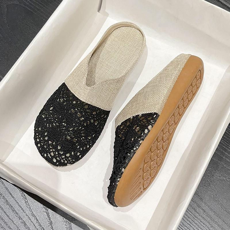 Lazy Internet Celebrity Pregnant Women Versatile New Wear Sandals Summer Fashion Fisherman Bag Head Half Slippers Women Sandals
