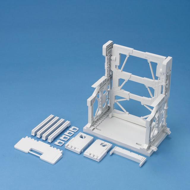 [Bandai] Bandai Builders Parts System Base 001 White
