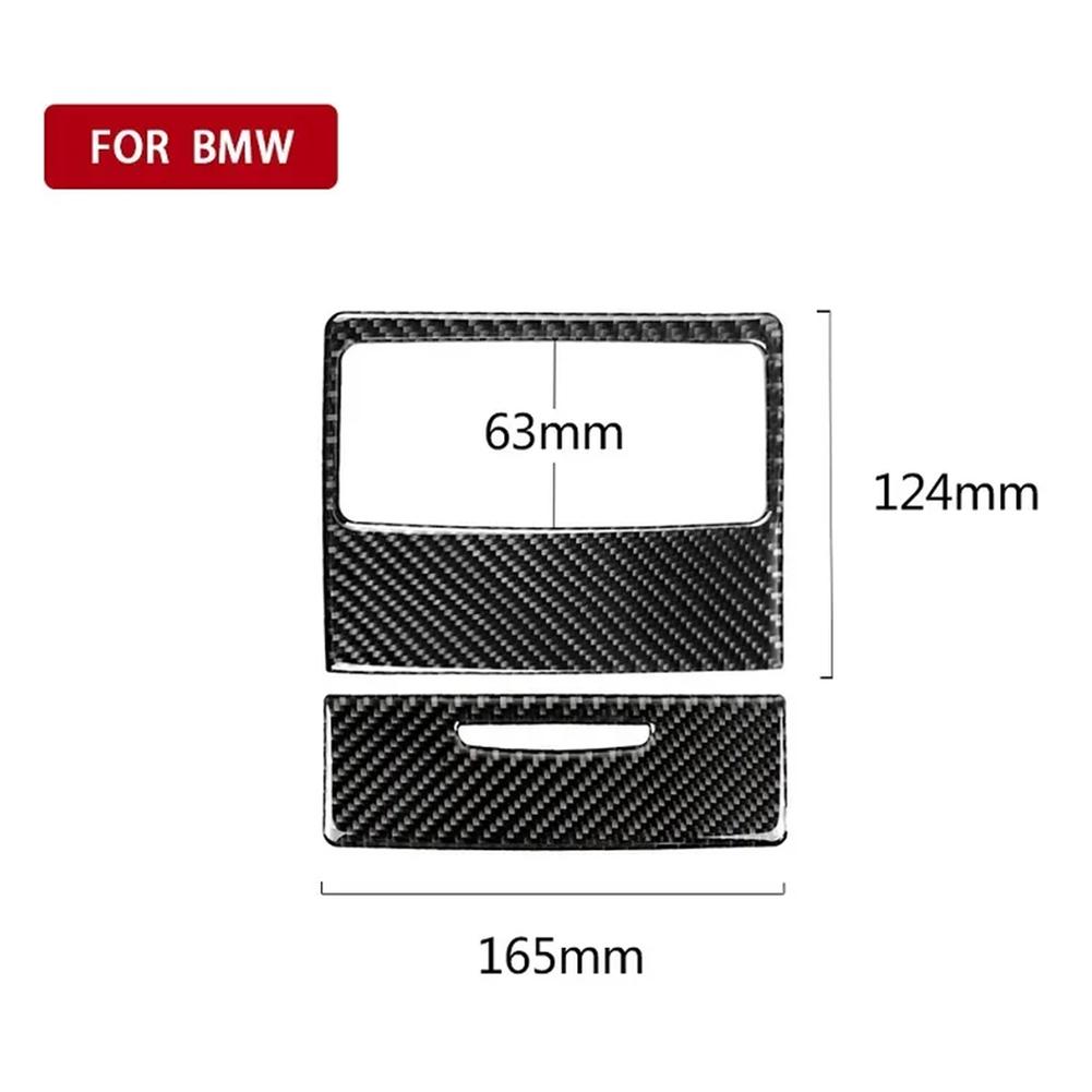 Rear Air Vent Outlet Trim Carbon Fiber Pattern for BMW 3 Series E90 E92 E93 2005 To 2012 Quick Install Two Pieces Includes 2