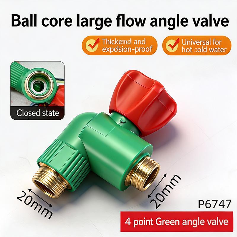 

Angle Valve Leak Proof Safety Outlet Faucet Valves For Kitchen Bathroom Water Heater Pressure Reduction Plumbing System