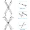 2pcs Scissor Fuel Line Disconnect Tool, 3/4 5/8 1/2 3/8 and 5/16 Inch Fuel Filter Tool Fuel Filter Removal Tool Fuel Line Remover for Quick