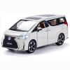 1/24 Scale Lexus LM300 Alloy Model Car, Pull Back Metal Collectible Toy Car with Light and Sound Toy Vehicle Door Can Be Opened