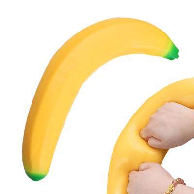 Anti-Stress Squishy Banana Toys Slow Rising Jumbo Squishy Fruit Squeeze Toy Funny Stress Reliever Reduce Pressure Prop
