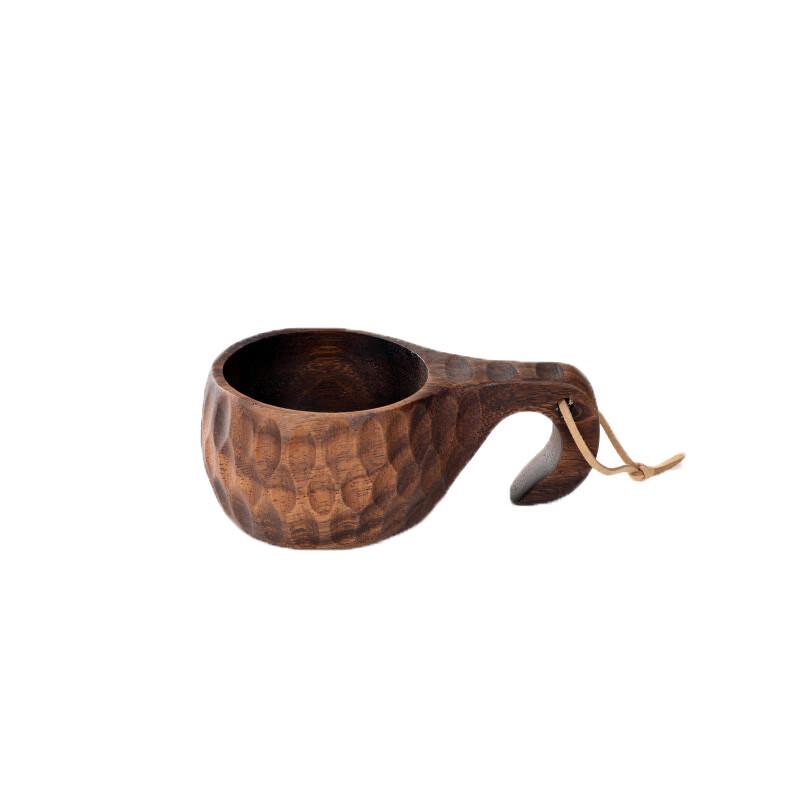 Walnut Wood Handled Mug One Size
