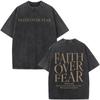 Christian Jesus Bible Verse Washed T-shirts Men's Women Fashion Vintage Oversized T Shirts Harajuku Cotton Short Sleeve T-shirt