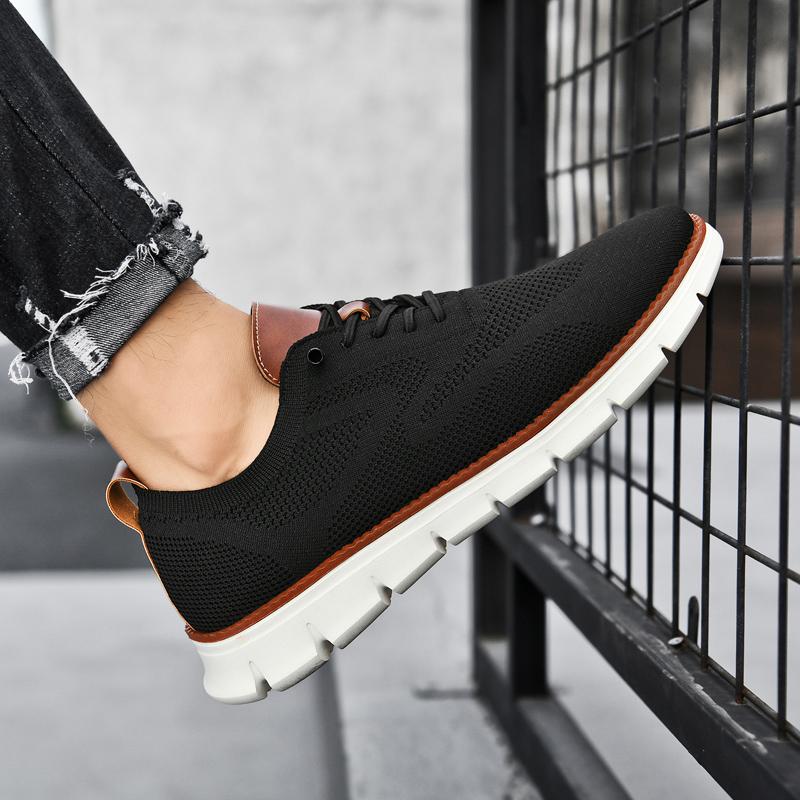 Luxury Sneakers New Men Flat Sports Outdoor Walking Shoes Mesh Breathable Fitness Comfortable Leisure Loafers Zapatos De Hombre