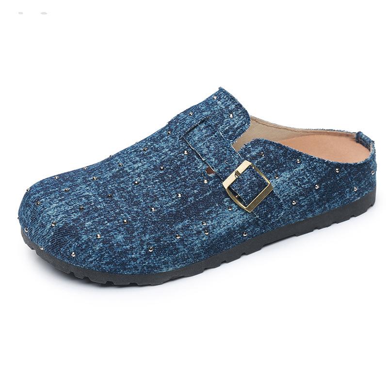New Style Casual Front-opening Slip-on Women's Shoes with Thick Sole, One-piece Shoes