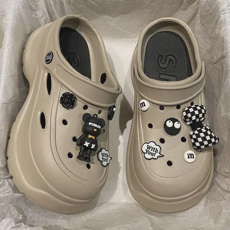 EVA Femme 2024 Style Plage Semelles Épaisses Antidérapantes Bout Fermé