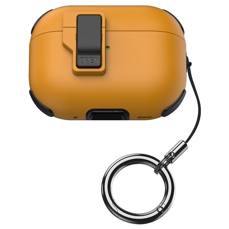 For AirPods Pro 2 Wireless Earphone Snap-On Lid Design Case TPU+PC Protective Cover