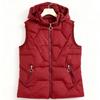 Herfst en winter dames effen kleur glanzende mode capuchon winddicht verdikte warme damesvestjas 5 kleuren
