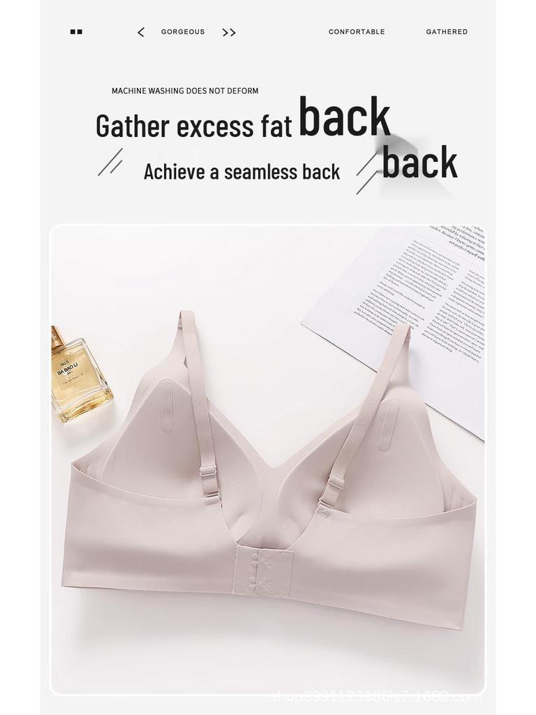 Seamless Wireless Push-Up Bra for Women and Girls: Adjustable, Comfortable, and Lightweight for Summer