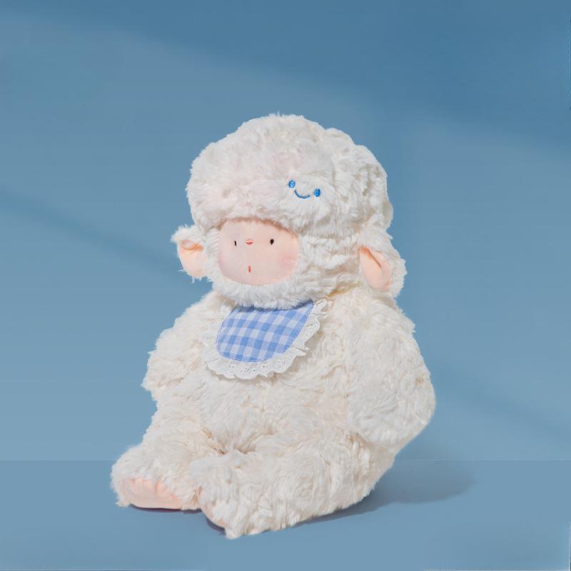 Милая овечка кукла плюшевая игрушка кровать компаньон кукла комфорт кукла подарок 25cm — фото 4