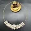 Medieval Vintage Simple Atmospheric Circle Pearl Collar Fashion Temperament Light Luxury Elegant Retro