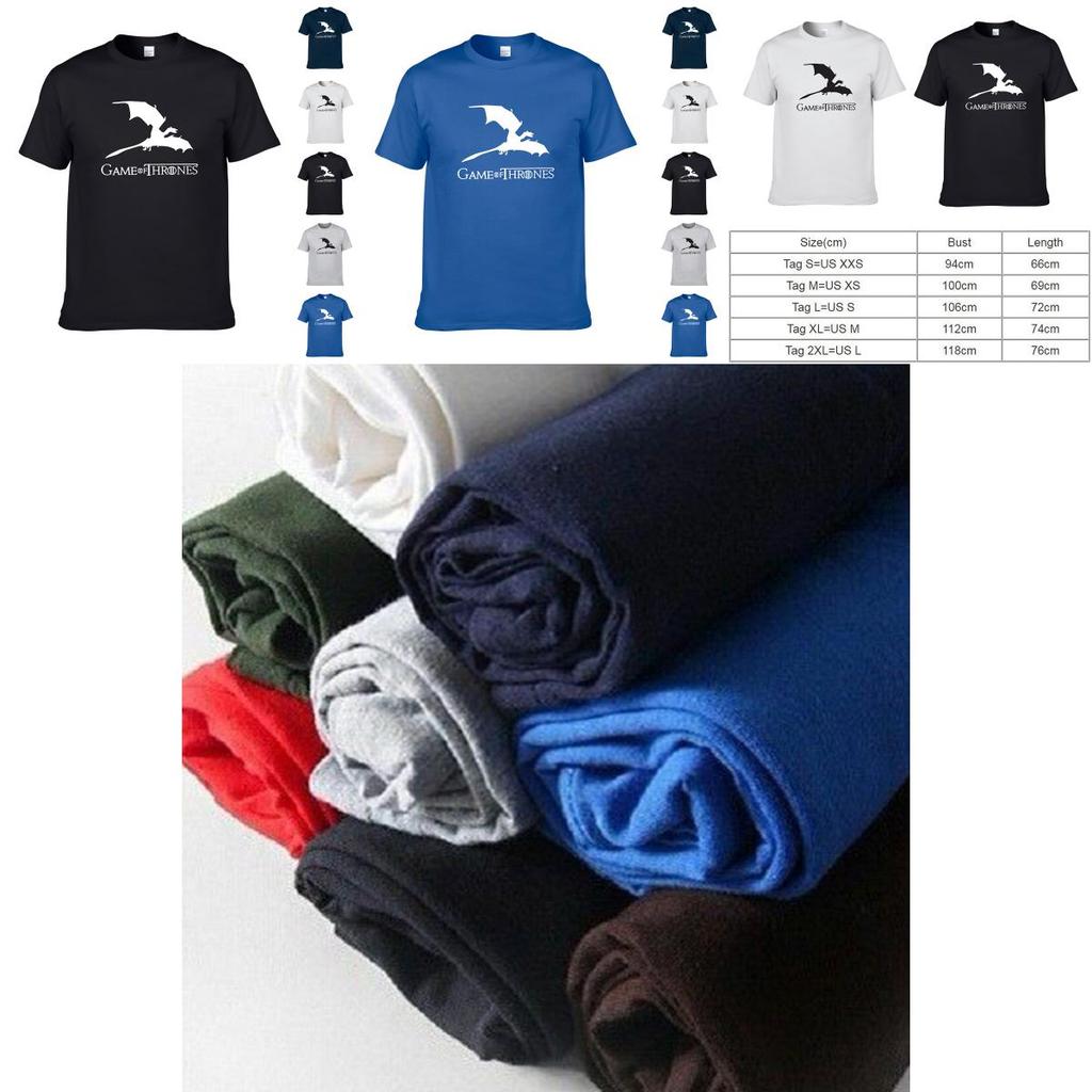 Game Of Thrones Mutter der Drachen Herren Erwachsenen Kurzarm T-Shirt Weiche Baumwollmischung