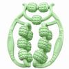15 Wheels Muscle Roller Multipurpose Use Circular Leg Clamps Handheld Massage Roller  Home Use