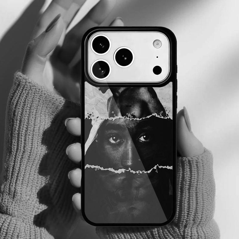 2Pac Tupac Shakur Phone Case for iPhone 17 16 15 14 13 Pro Max Back Cover for 12 11 Pro Coque